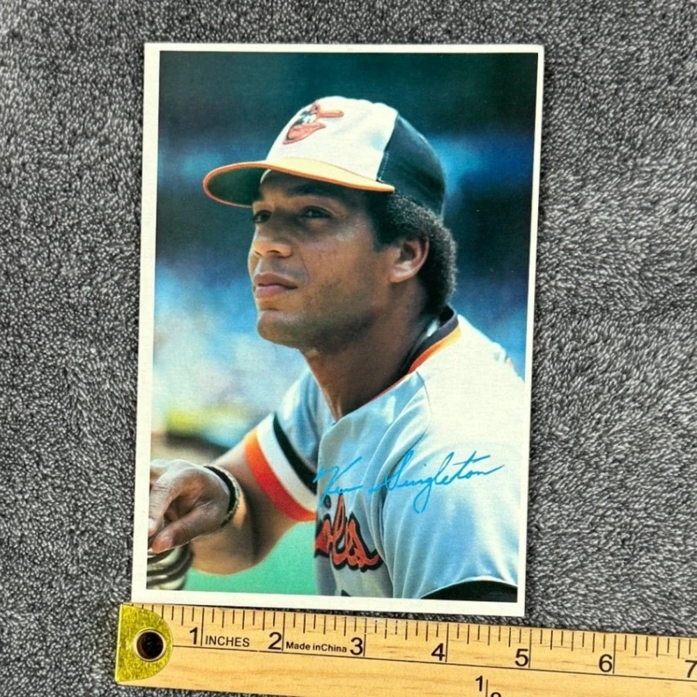 1980 Topps Ken Singleton Baltimore Orioles #11 Oversized Baseball Card 5x7 - Picture 2 of 4